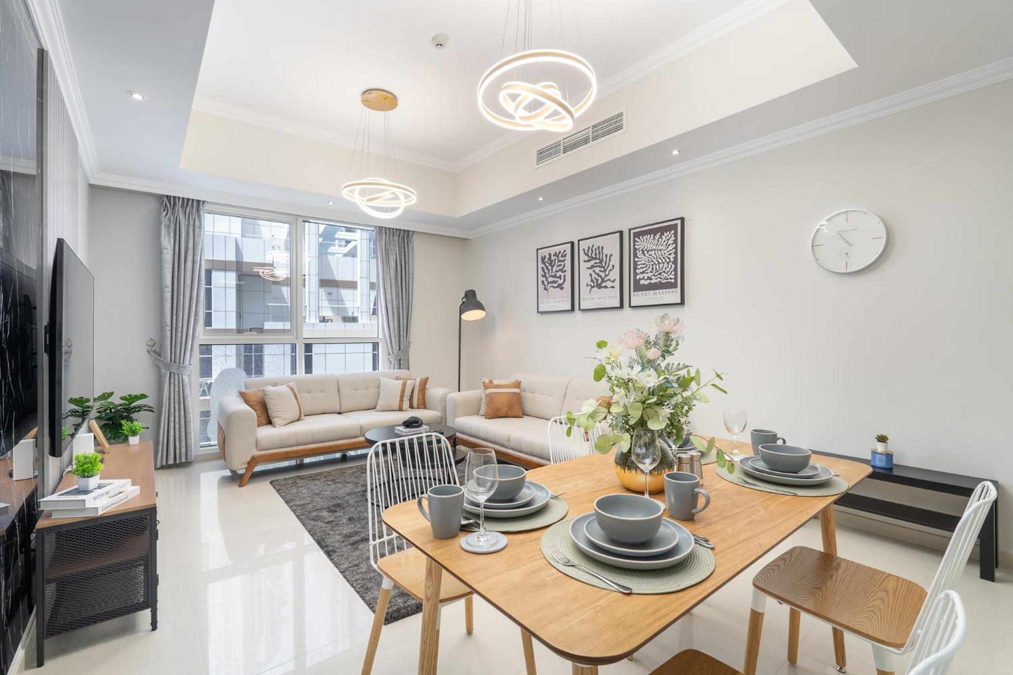 Heaven Crest Holiday Homes: Downtown Suites Near Dubai Mall & Burj Khalifa Exterior photo