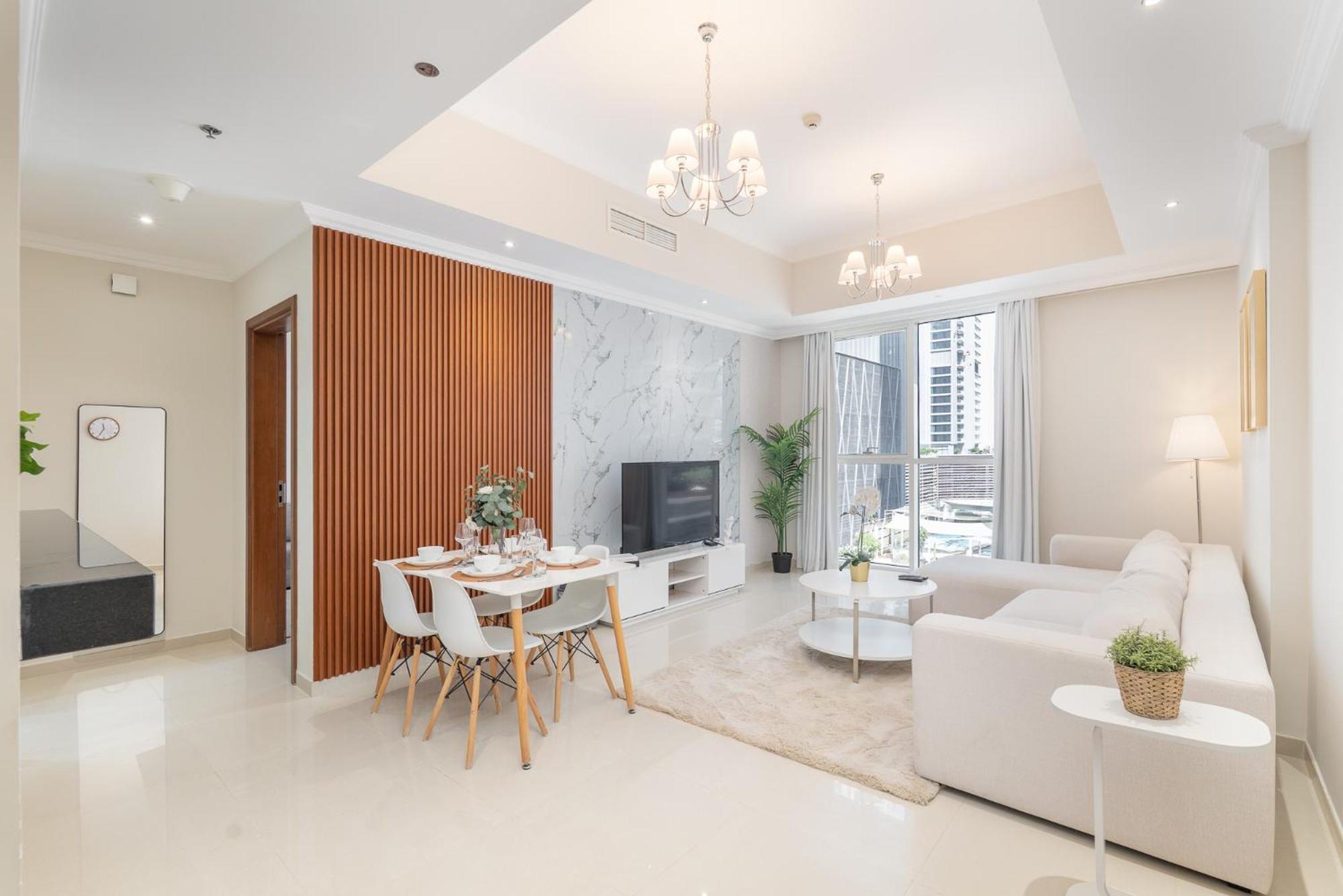 Heaven Crest Holiday Homes: Downtown Suites Near Dubai Mall & Burj Khalifa Exterior photo